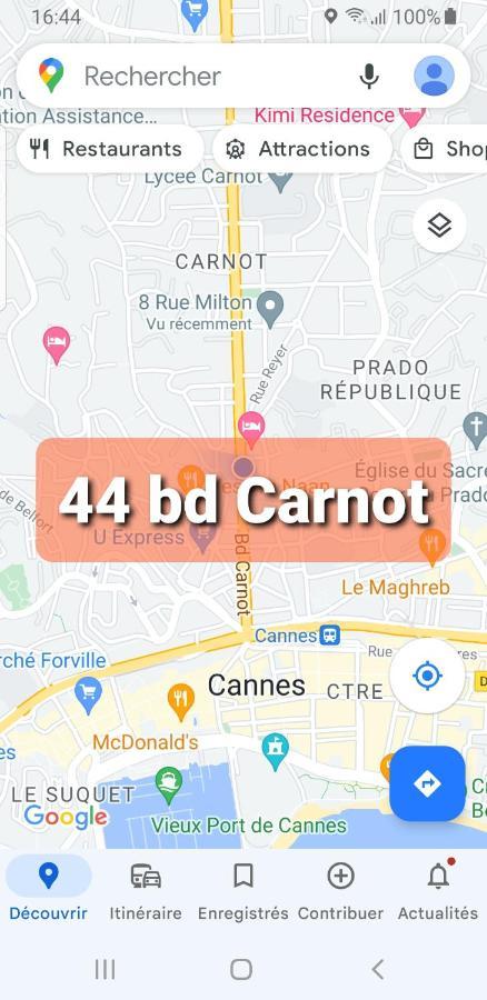 Cannes Carnot 2 Buitenkant foto